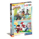 Pókember Spidey 2x20 db-os puzzle Clementoni, J-CMC24794