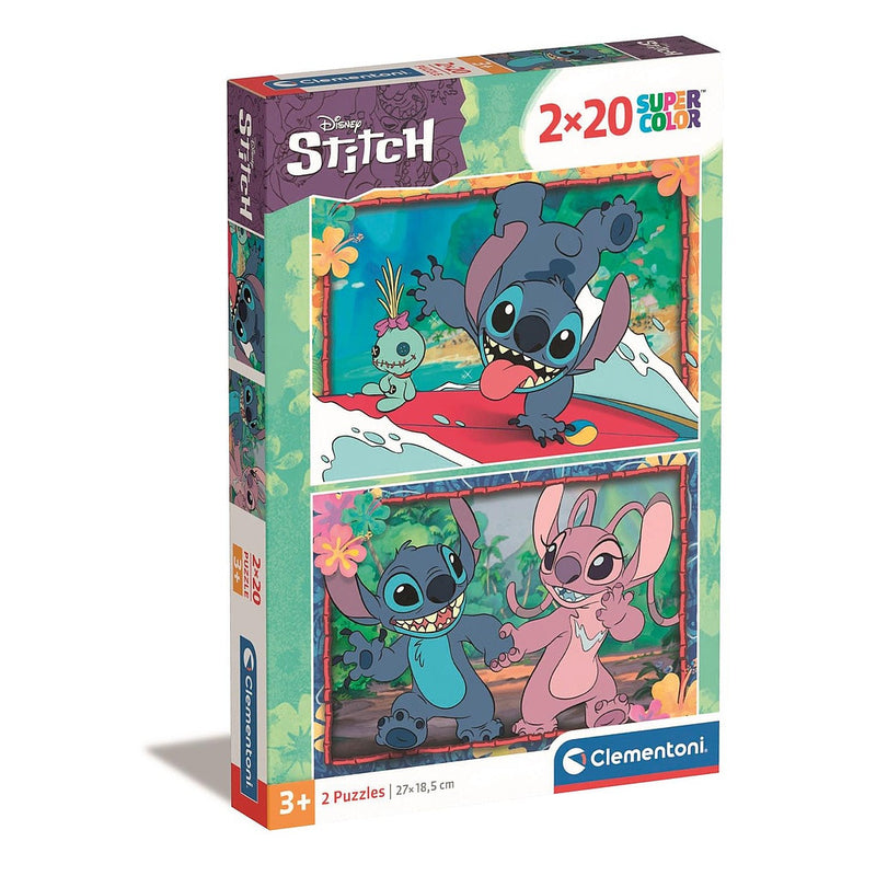 Disney Lilo és Stitch, A csillagkutya Angel 2x20 db-os puzzle Clementoni, J-CMC24809
