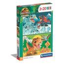 Dinoszaurusz Explorers 2x20 db-os puzzle Clementoni, J-CMC24810