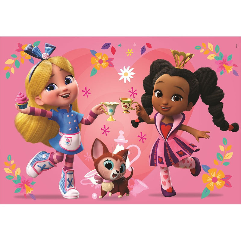 Disney Alice Csodaország cukrászdája Flowers 2x60 db-os puzzle Clementoni, J-CMC24814