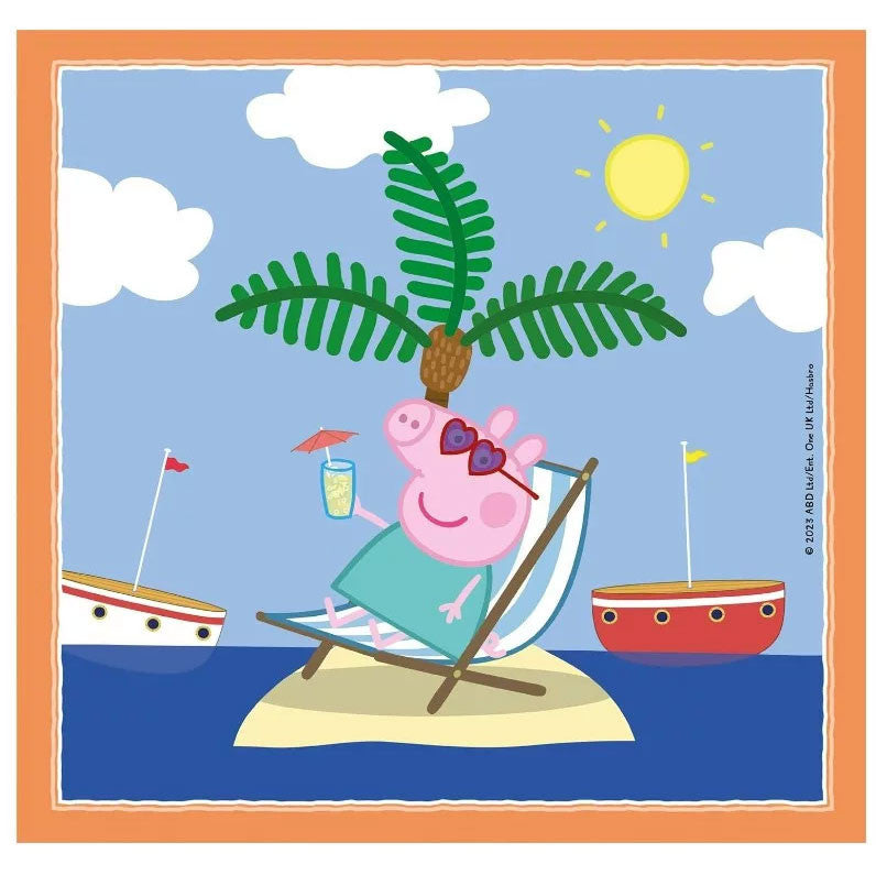 Peppa malac Relaxing 3x48 db-os puzzle Clementoni, J-CMC25293