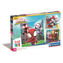 Pókember Spidey 3x48 db-os puzzle Clementoni, J-CMC25294