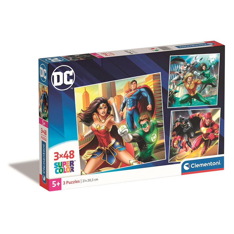 Az Igazság Ligája Elemental 3x48 db-os puzzle Clementoni, J-CMC25296