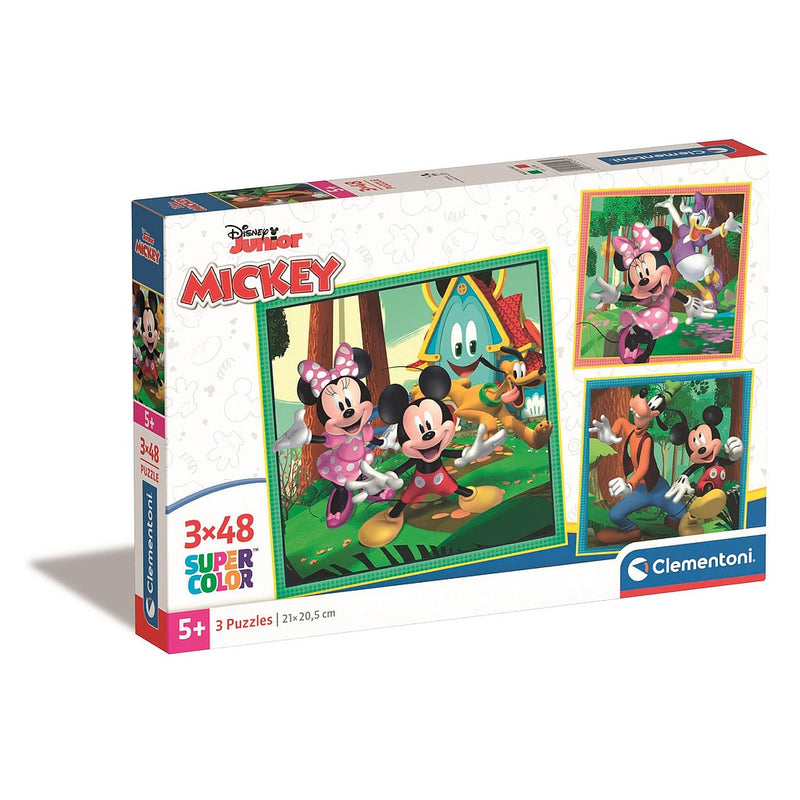 Disney Mickey Clubhouse 3x48 db-os puzzle Clementoni, J-CMC25298