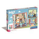 Bluey Together 3x48 db-os puzzle Clementoni, J-CMC25308