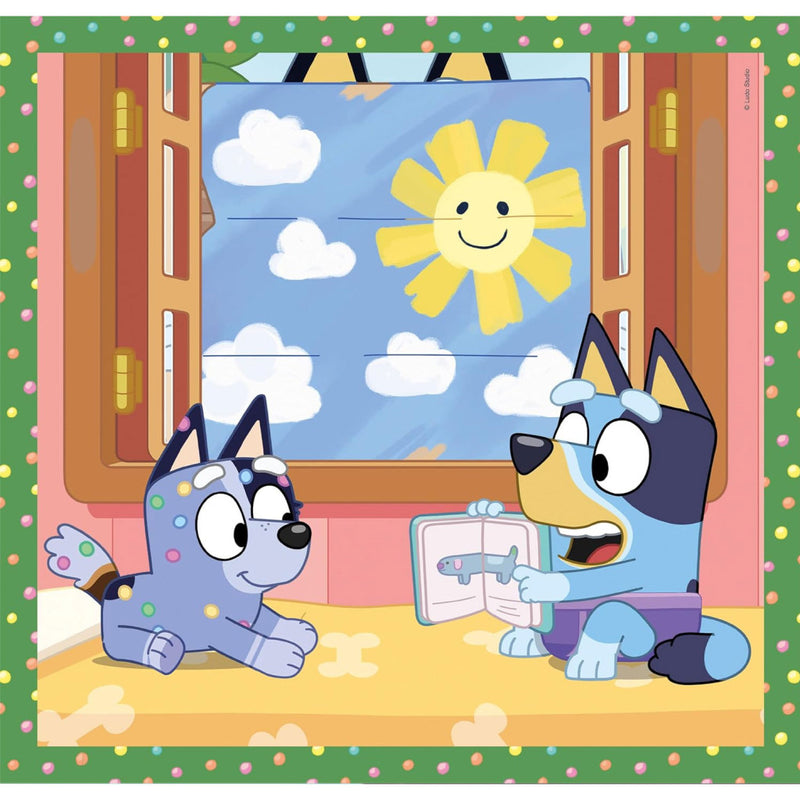 Bluey Together 3x48 db-os puzzle Clementoni, J-CMC25308