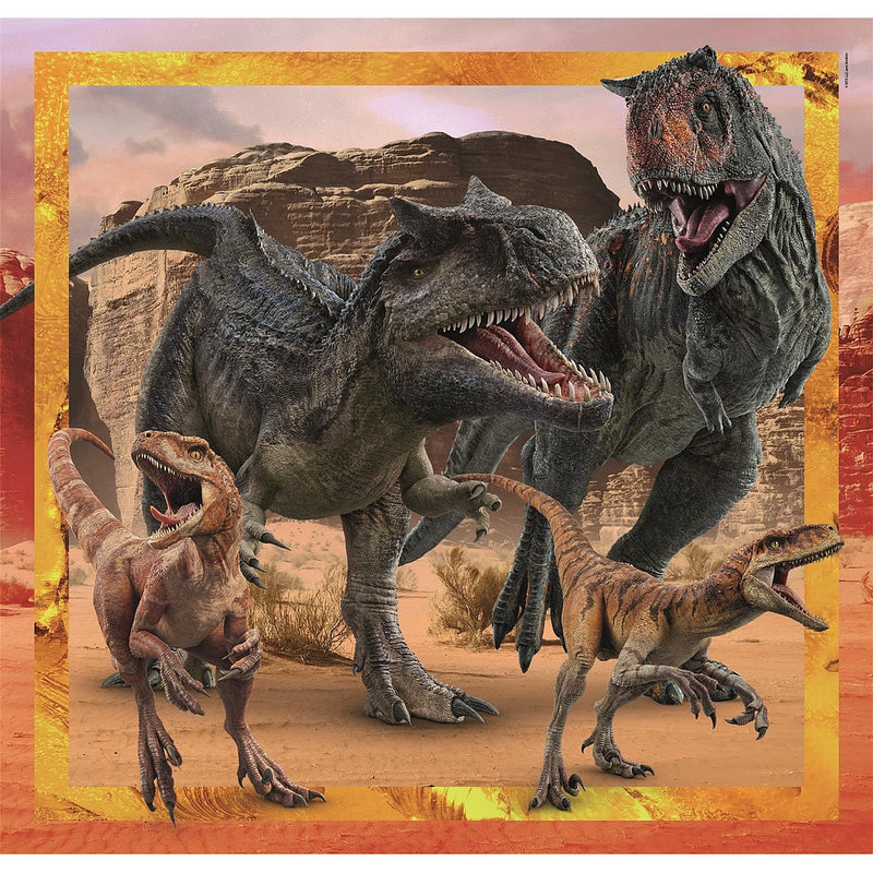 Jurassic World Allosaurus 3x48 db-os puzzle Clementoni, J-CMC25314