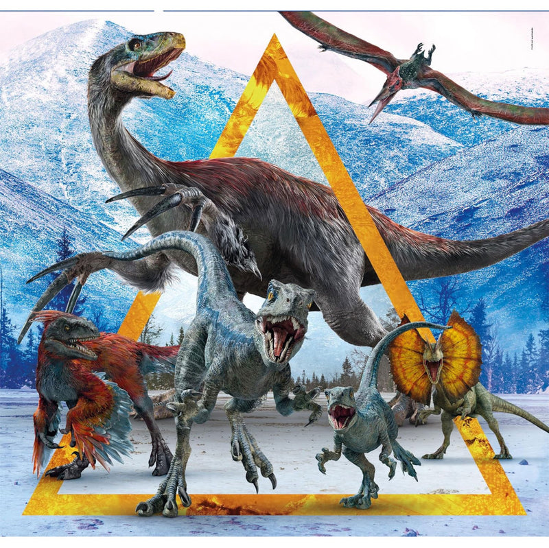 Jurassic World Allosaurus 3x48 db-os puzzle Clementoni, J-CMC25314