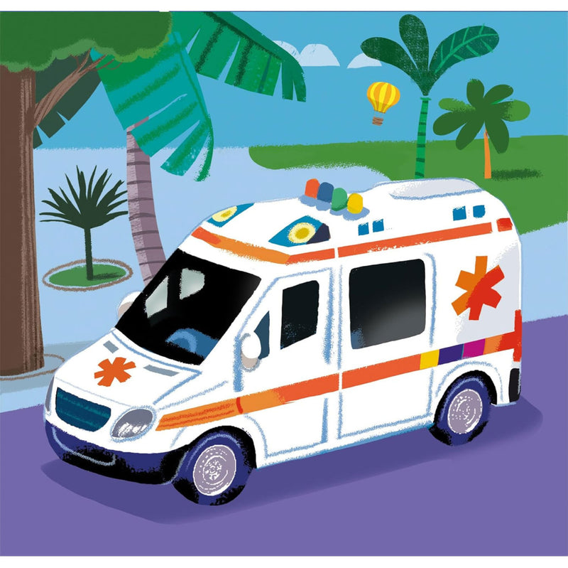 Jármű Rescue 3x48 db-os puzzle Clementoni, J-CMC25318