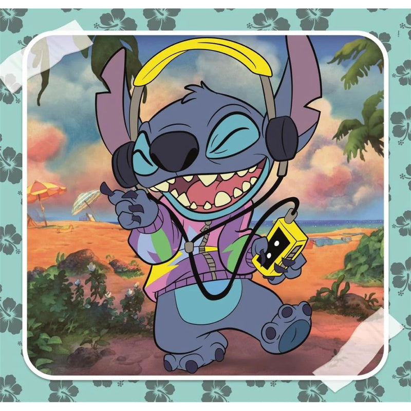 Disney Lilo és Stitch, A csillagkutya Music 3x48 db-os puzzle Clementoni, J-CMC25321