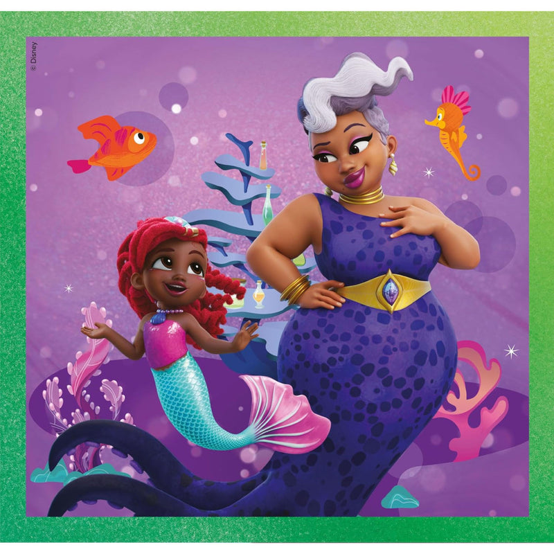 Disney Hercegnők Junior Ariel 3x48 db-os puzzle Clementoni, J-CMC25324