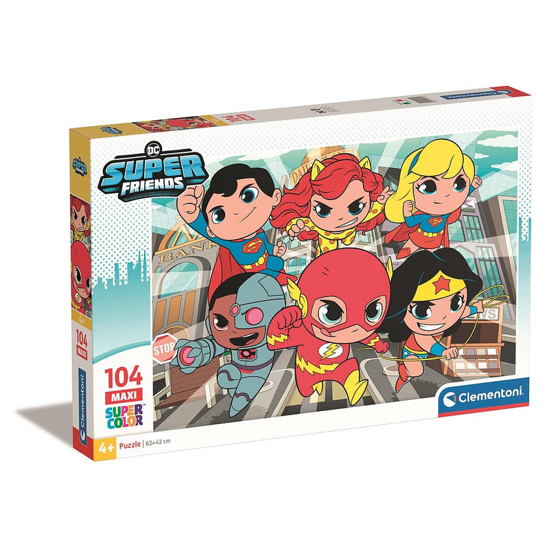 DC Super Hero Tiny 104 db-os maxi puzzle Clementoni, J-CMC25720
