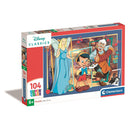 Disney Classics Pinocchio 104 db-os puzzle Clementoni, J-CMC25756