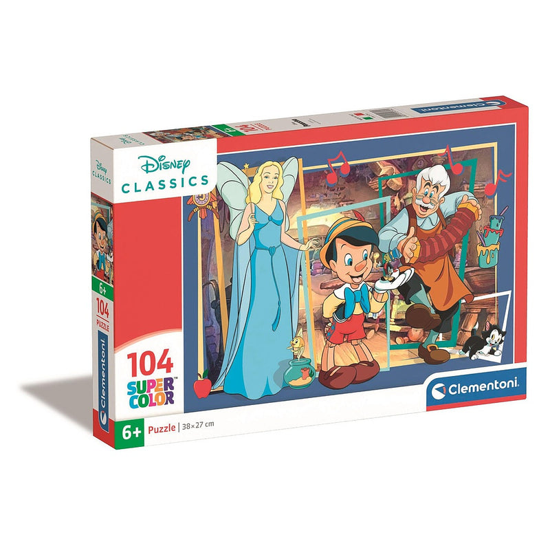 Disney Classics Pinocchio 104 db-os puzzle Clementoni, J-CMC25756