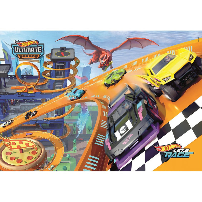 Hot Wheels Ultimate Dragon 104 db-os puzzle Clementoni, J-CMC25760