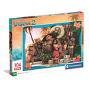 Disney Vaiana New Story Begins 104 db-os puzzle Clementoni, J-CMC25787