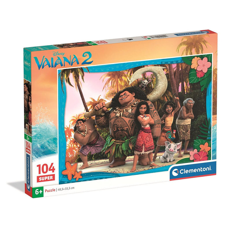 Disney Vaiana New Story Begins 104 db-os puzzle Clementoni, J-CMC25787