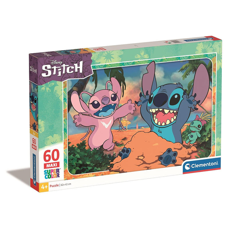 Disney Lilo és Stitch, A csillagkutya Sand 60 db-os maxi puzzle Clementoni, J-CMC26596