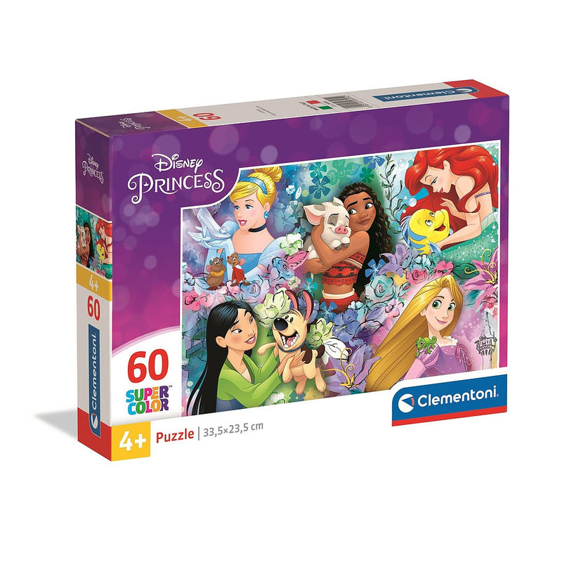 Disney Hercegnők Little Friends 60 db-os puzzle Clementoni, J-CMC26995