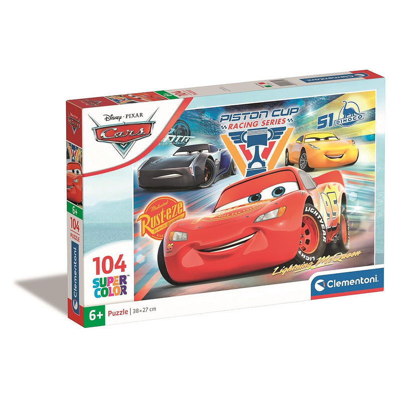 Disney Verdák Piston Cup 104 db-os puzzle Clementoni, J-CMC27072