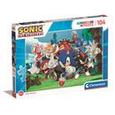 Sonic a sündisznó Characters 104 db-os puzzle Clementoni, J-CMC27159