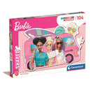 Barbie Car 104 db-os forma puzzle Clementoni, J-CMC27162