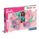Barbie Roller Skate 104 db-os forma puzzle Clementoni, J-CMC27164