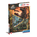 Jurassic World Beasts of the Past 104 db-os puzzle Clementoni, J-CMC27181
