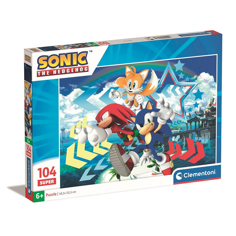 Sonic a sündisznó Star 104 db-os puzzle Clementoni, J-CMC27267