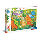 Dinoszaurusz Happy Oasis 24 db-os maxi puzzle Clementoni, J-CMC28524