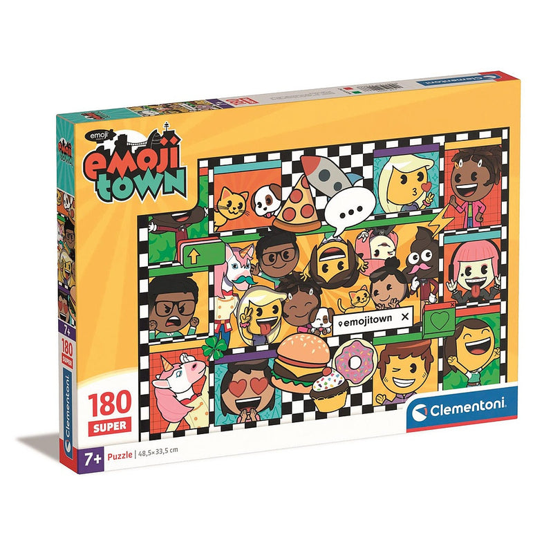 Emoji Town 180 db-os puzzle Clementoni, J-CMC29066