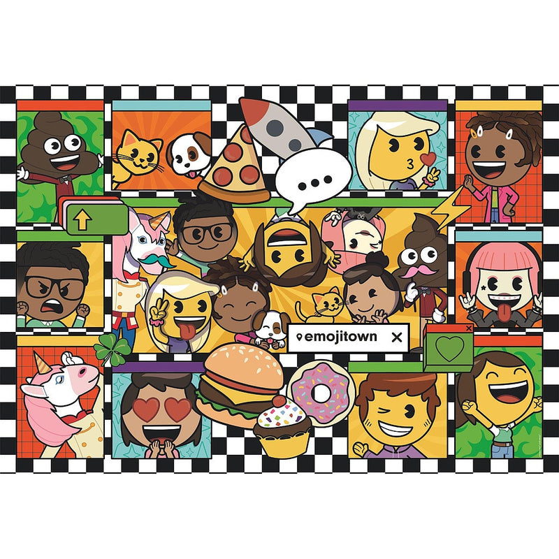 Emoji Town 180 db-os puzzle Clementoni, J-CMC29066