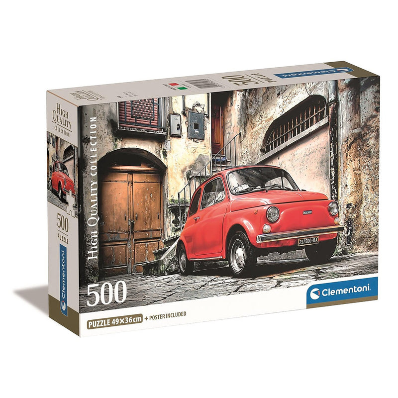 Autó Cinquecento 500 db-os puzzle Clementoni, J-CMC35537
