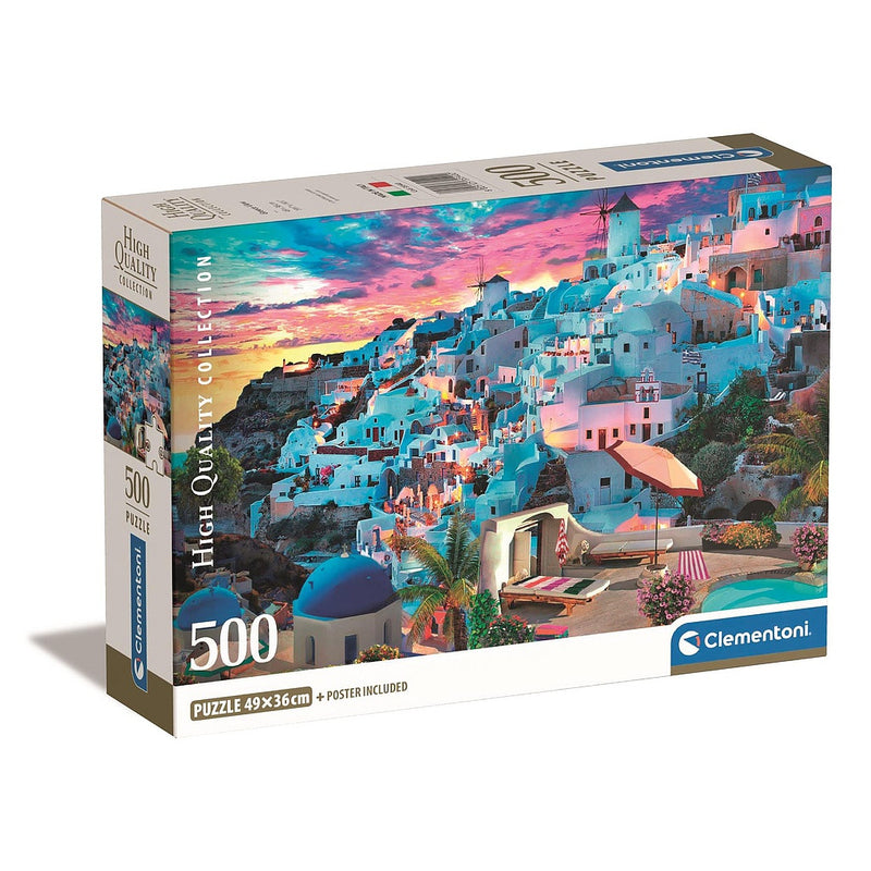 Görögország View 500 db-os puzzle Clementoni, J-CMC35540