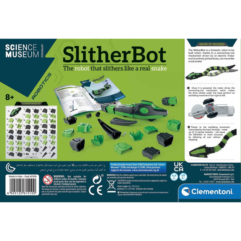 Kígyó Slither Bot építőjáték Clementoni, J-CMC50188