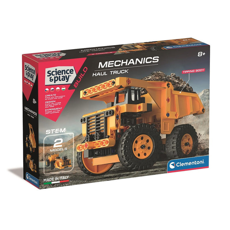 Bányászati Mechanics teherautó építőjáték Clementoni, J-CMC50810