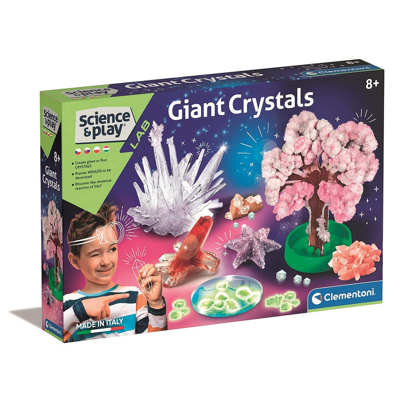 Mega kristály készítő Science laboratórium szett Clementoni, J-CMC50814