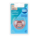 Canpol babies Szilikon szimmetrikus cumi, 18hó+, 1db, CUTE ANIMALS - pink