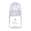 Canpol babies Anti-kólikás cumisüveg, EasyStart, ROYAL BABY, 120 ml - kék