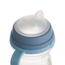 Canpol babies Itatópohár szilikonos ivócsőrrel, FirstCup, 250 ml, Bonjour Paris - kék