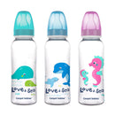 Canpol babies Keskeny nyakú cumisüveg, 250 ml, LOVE&SEA