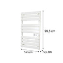 Elektromos törölközőszárító radiátor 500W fehér