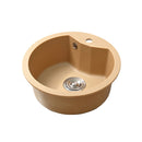 Dorin kerek egy medencés gránit mosogató bézs