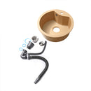 Dorin kerek egy medencés gránit mosogató bézs