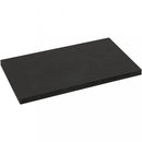 Fonalgrafika alaplap, gumilap, 20x12 cm, 10 mm vastag, fekete, 1 db