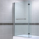 Cristal 21 kádparaván, 150x82 cm, króm profil, víztiszta üveg