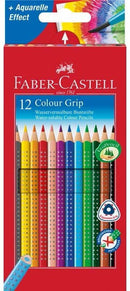 Színes ceruzakészlet 12 db-os, Faber-Castell Grip, háromszög test