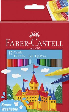 Filctoll készlet 12 db-os, Faber-Castell Castle