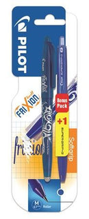Radírozható rollertoll, 0,35 mm, törölhető, PILOT Frixion Ball, kék, ajándék PILOT Super Grip G golyóstollal