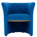 Klub fotel, kék, CUBA